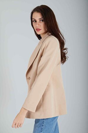 Taş Vatkalı Astarlı Blazer Ceket 0105110.50