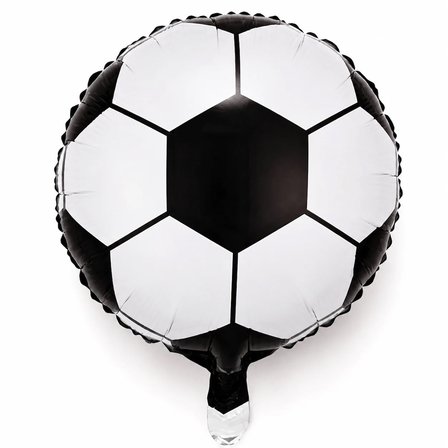 Beşiktaş Temalı Futbol Topu Folyo Balon Siyah Beyaz 45 Cm Parti Süsü Dekoru