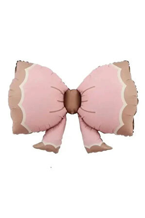 Folyo Balon Retro Papyon Pembe 91*60 Cinsiyet partisi-bebek partisi-baby shower
