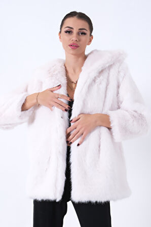 Ekru Uzun Lolita Kürk Kaban 31050729.147