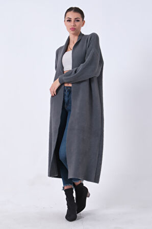 Antrasit Uzun Triko Hırka 46892476.315