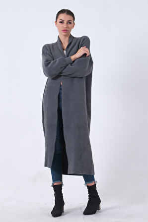 Antrasit Uzun Triko Hırka 46892476.315