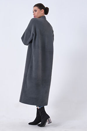 Antrasit Uzun Triko Hırka 46892476.315