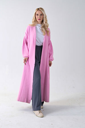 Pembe Uzun Triko Hırka 46892476.10