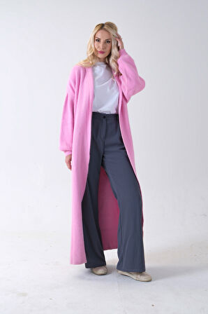 Pembe Uzun Triko Hırka 46892476.10