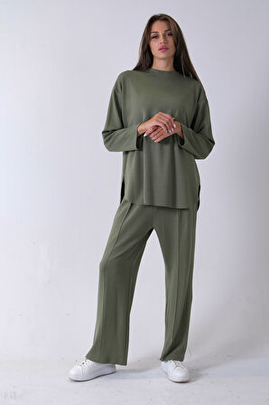 Çağla Rahat Kumaş Basic Pantolonlu Takım 31040630.332