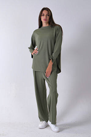Çağla Rahat Kumaş Basic Pantolonlu Takım 31040630.332