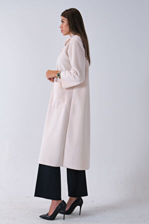 Ekru Bebe Yaka Çift Cepli Kaban 31050686.147