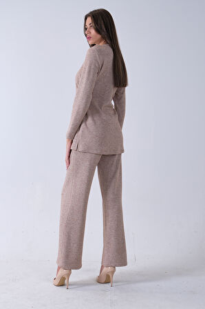 Taş Altın Toka Detaylı Pantolonlu Takım 4577282.50