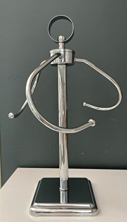 HERA KRİSTAL HALKALI HAVLULUK GÜMÜŞ 44 CM