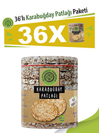 Karabuğday Patlağı 36'lı Paket Avantajlı Gıda Paketi Glutensiz Ürün Vegan