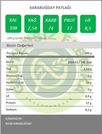 Karabuğday Patlağı 36'lı Paket Avantajlı Gıda Paketi Glutensiz Ürün Vegan