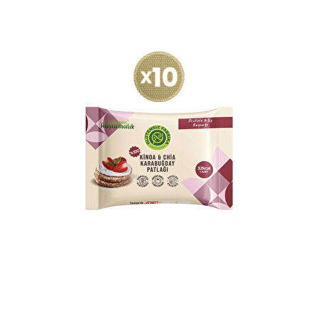 GLUTENSİZ FABRİKA Karabuğday Patlağı Kinoa&chia