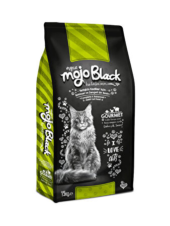 MOJO BLACK GOURME KEDİ MAMASI 15KG