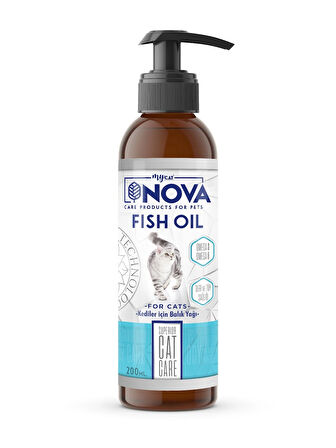 Nova Kediler için balık yağı 200ml