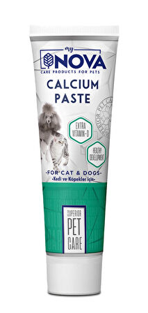 Nova Calsium kedi ve köpekler için mineral destekleyici paste 100gr