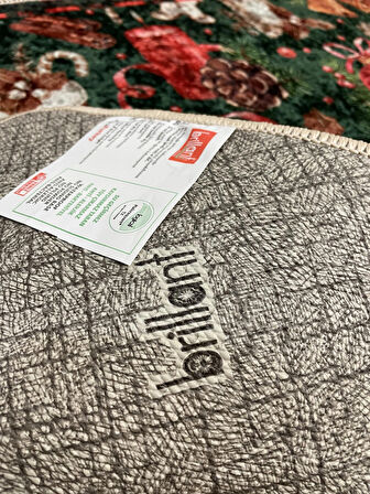 Bell Yılbaşı Lateks Taban Kapı Önü Paspası (ebat 60x90)