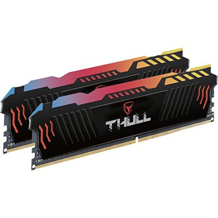 Thull Apex 16GB Kıts (2X8GB) 3200MHZ CL16 1.35V Rgb Heatsınk Ddr4 Ram THL-PCAPX25600D4-16G-B