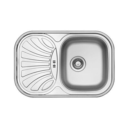 Ukinox Eviye Galant 70 Dekorlu Tezgah Üstü Sol E345