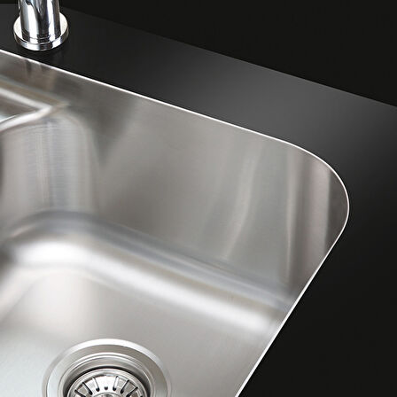 UkInox Eviye D340 50x50 Tezgah Altı Paslanmaz