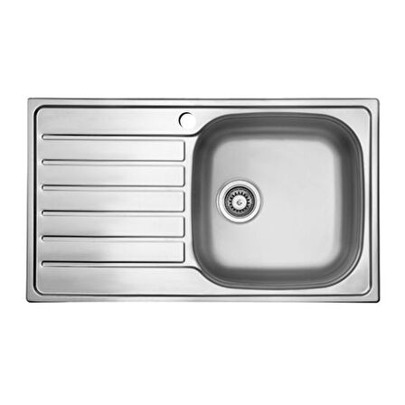 Ukinox Eviye Hypnos 50 Paslanmaz 50X86 Sol