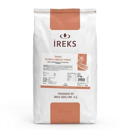 İreks Purple Bread Miksi- Ekmek ve Küçük Ekmek Çeşitleri İçin Karışım (%100 Karışım) - 25 kg