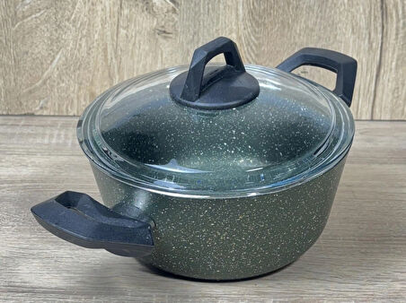 Ravelli Maxima Extra 20 cm Granit Tencere Koyu Yeşil