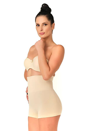 Seamless Double Toparlayıcı Boxer Korse 2022 Ten