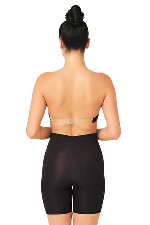 Seamless Lazer Kesim Dikişsiz Boxer Korse 2707 Siyah