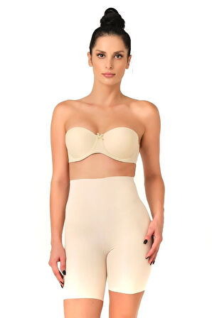 Seamless Lazer Kesim Dikişsiz Boxer Korse 2707 Siyah