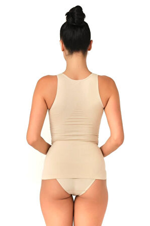 Seamless Kalın Askılı Korse Atlet 5015 Ten