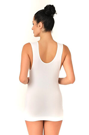 Kadın Beyaz Seamless Dikişsiz Hamile Atlet 5200