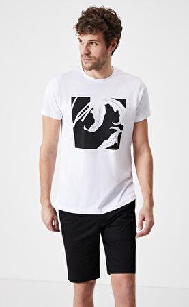 Boris Becker Erkek Baskılı T-shirt