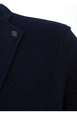 Dominic Lacivert Renk Triko Ceket