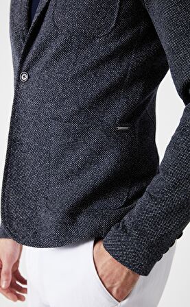 Boris Becker Erkek Örme Blazer Ceket