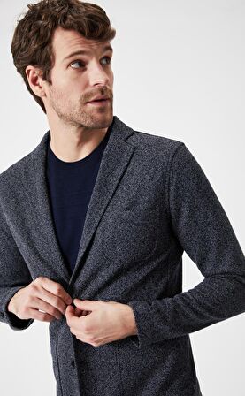 Boris Becker Erkek Örme Blazer Ceket