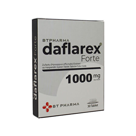Btpharma Daflarex Forte 30 Tablet 1000 Mg