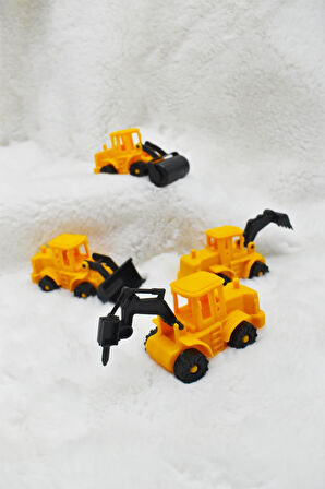 Toys İnşaat Oyuncak Seti İş Makinaları 4lü