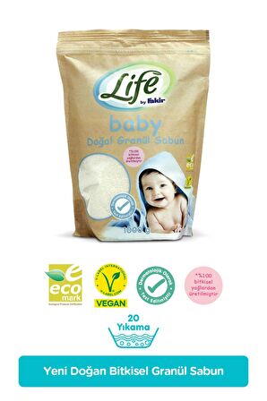 Life By Fakir Doğal Bebek Granül Toz Sabun 1 kg x 6 Adet Avantaj Seti