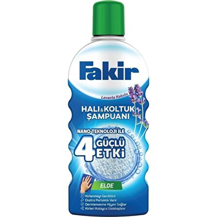 Fakir Halı Şampuanı Elde Yıkama Lavanta 1000 ml 12'li Set