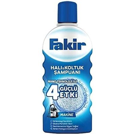 Fakir Halı Şampuanı Matik Normal 1000 ml 12'li Set