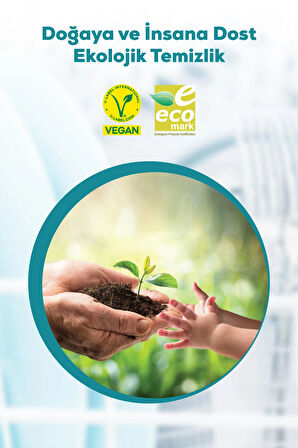 Ekolojik Vegan Bulaşık Makinesi Tableti 30 Lu X 2 Adet, %100 Doğal Temizlik