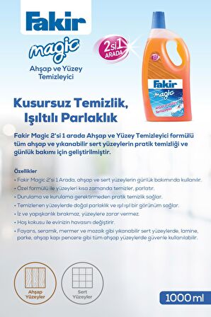 Fakir Ahşap ve Sert Yüzey Temizleyici Avantajlı Set