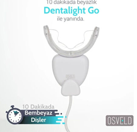 Osveld Dentalight Go Mavi Işık Teknolojisi ile Diş Beyazlatma Cihazı - Beyaz