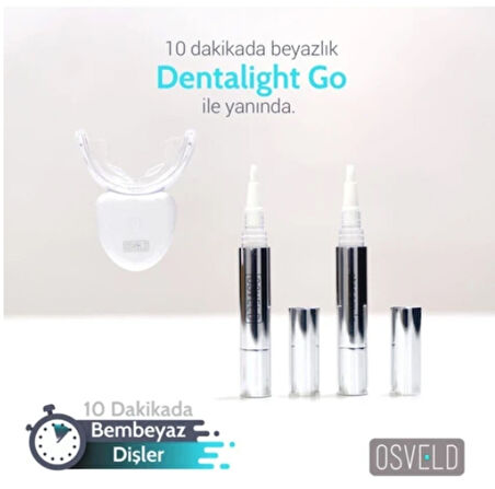 Osveld Dentalight Go Mavi Işık Teknolojisi ile Diş Beyazlatma Cihazı - Beyaz
