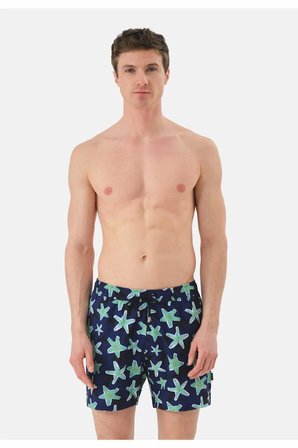 John Frank Gts All Over Prınted Erkek Deniz Şortu JFSSSWL27-STARFISH