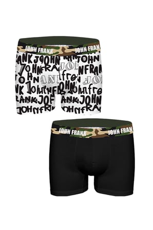 John Frank 2'li Erkek Boxer