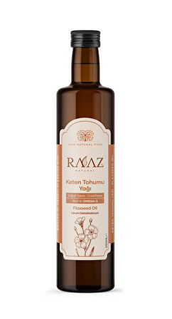 RAAZ Keten Tohumu Yağı 250 ml Soğuk Sıkım Flaxseed Oil