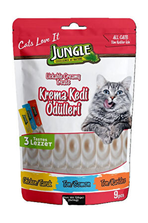 14 GR *9'LU KREMA KEDİ ÖDÜL MAMASI MİX