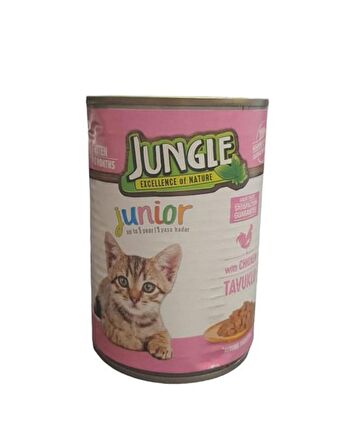 Jungle Konserve Kedi Maması Yavru Tavuklu 400gr